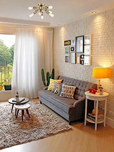 Sputnik Chandelier with 8 Socket Flush Mount Ceiling Light